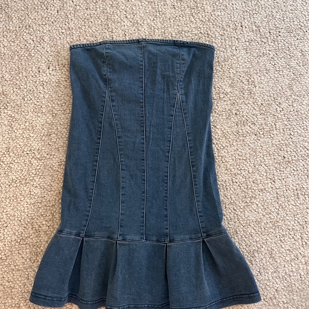 Urban Outfitters Blue Denim Mini Dress